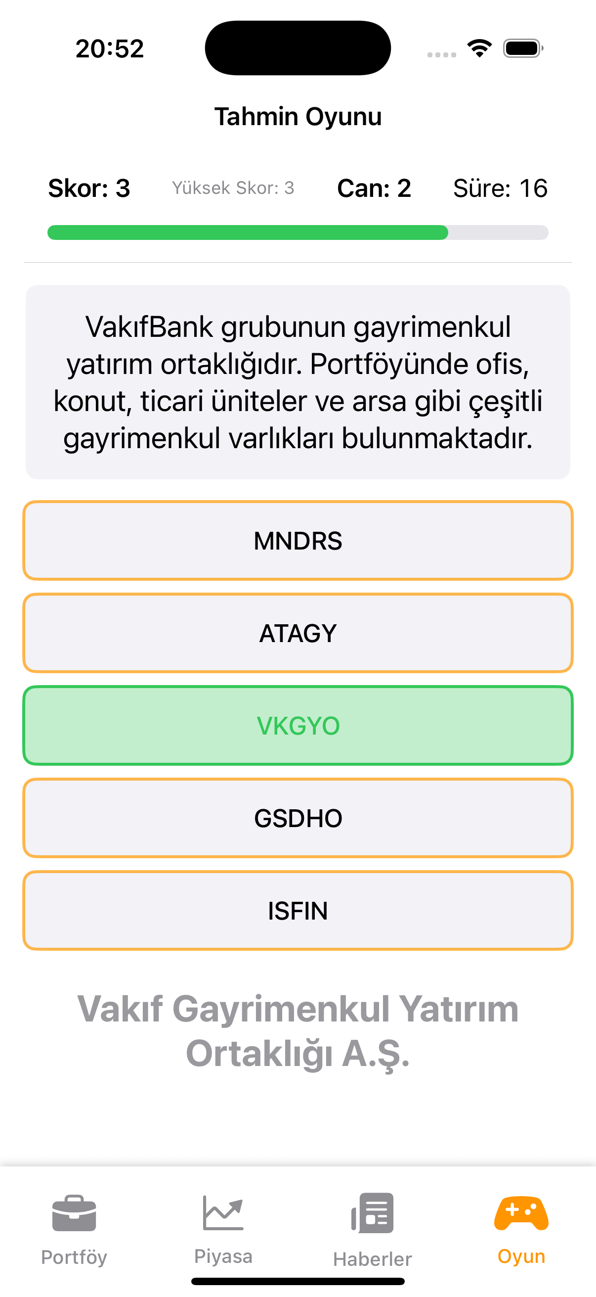 Mini Oyun - Sembol Tahmini